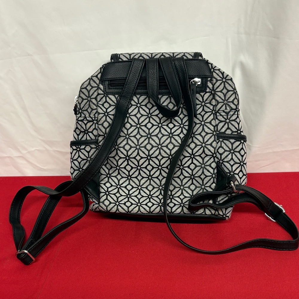Rosetti Patterned Gray Backpack - image 3